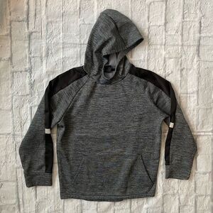 The Childrens place sport youth boys L pullover hoodie black & grey